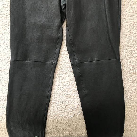 Theory leather classic skinny pants - Picture 3 of 3
